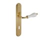 CIGNO GOLD PLATE - WHITE PORCELAIN